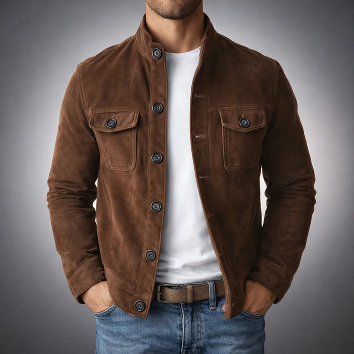 Harrison - Men's Suede Shirt Jacket