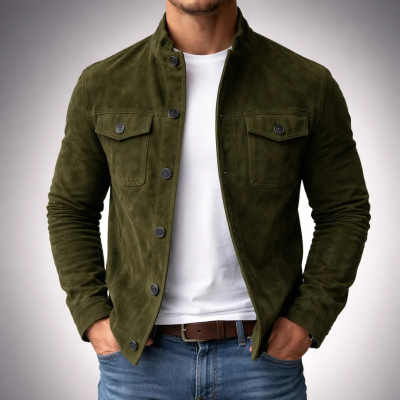 Harrison - Men's Suede Shirt Jacket