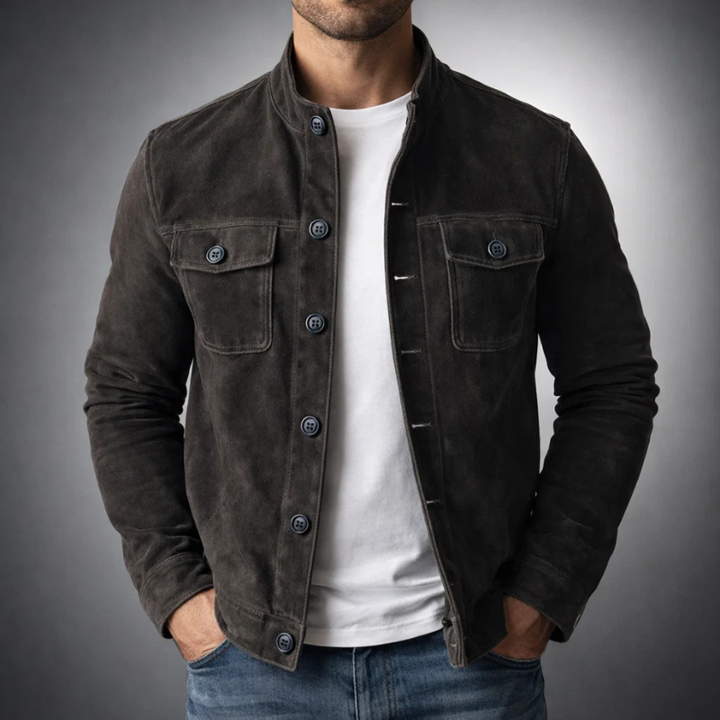 Harrison - Men's Suede Shirt Jacket