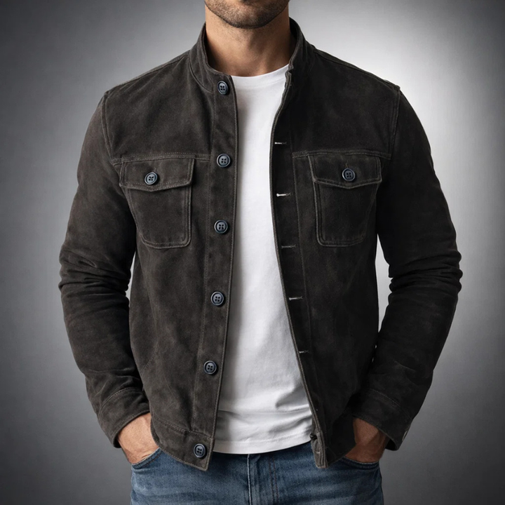 Harrison - Men's Suede Shirt Jacket