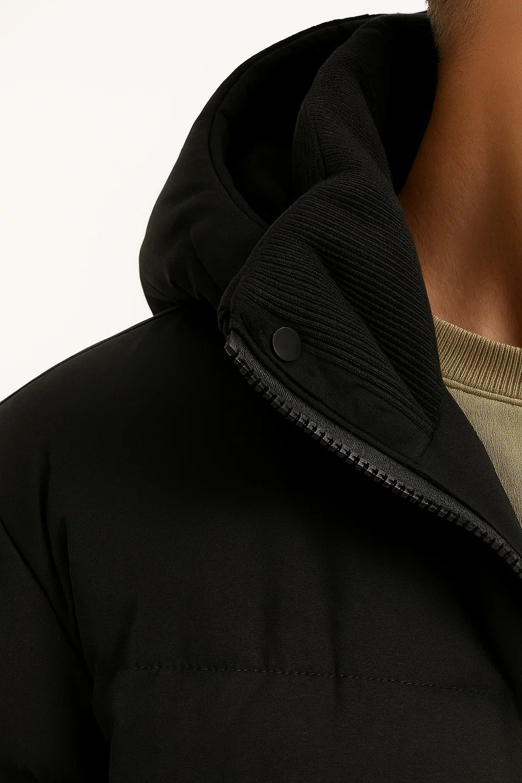 Henrik - Men’s Colorblock Hooded Winter Jacket