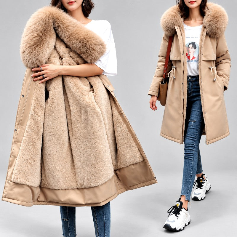 Hilda - Women’s Faux Fur Lined Hooded Winter Parka 1