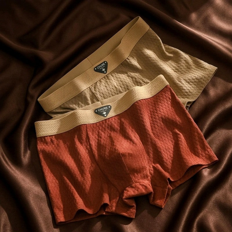Hudson - Men’s Cotton Textured Waffle Boxer Briefs