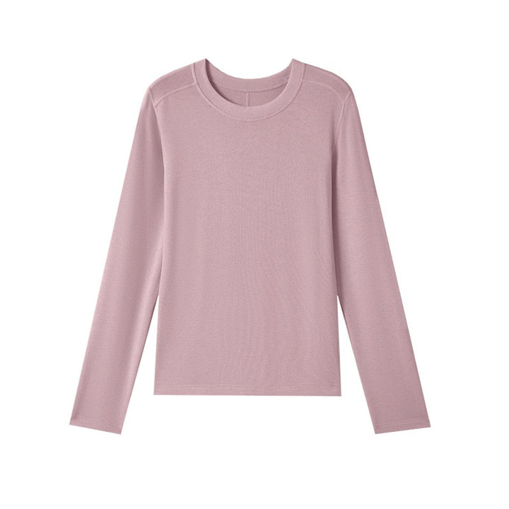 Inga - Women's Crew Neck Long Sleeve Layering Top 5