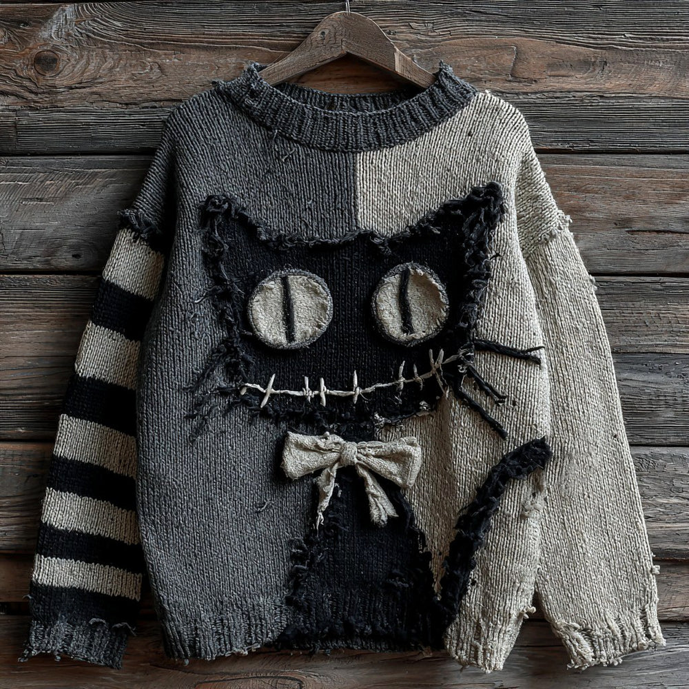 Ingrid - Women's Patchwork Knit Sweater 19