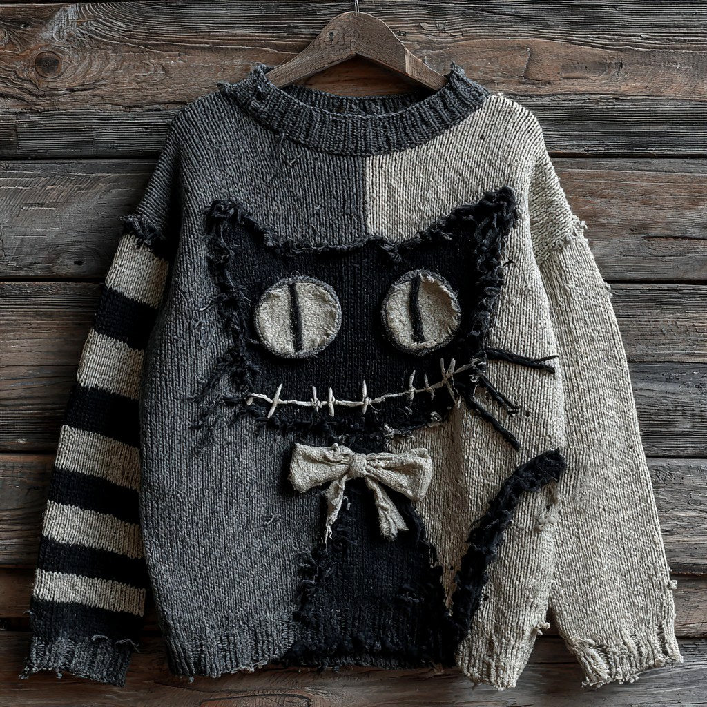 Ingrid - Women's Patchwork Knit Sweater 19
