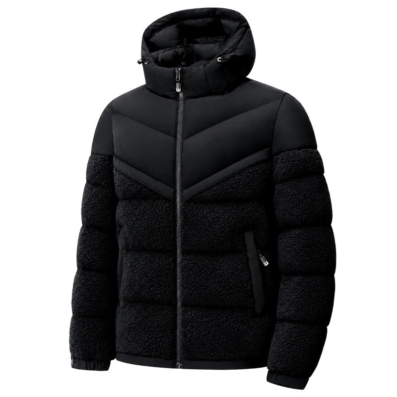 Jake - Men's Sherpa Fleece Hooded Full-Zip Jacket 1