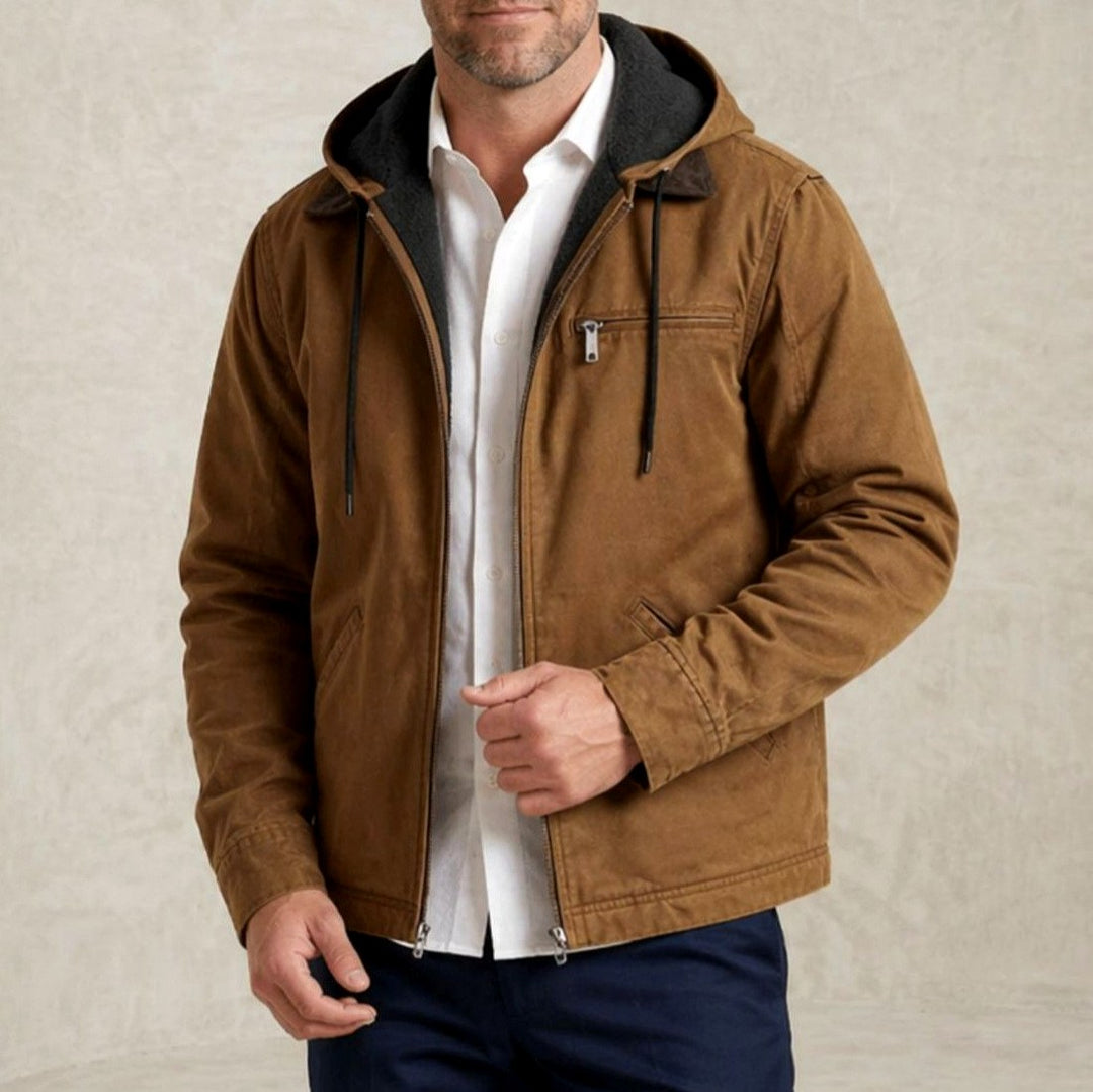 Jason - Men's Zip-Up Hooded Jacket with Fleece Lining 8