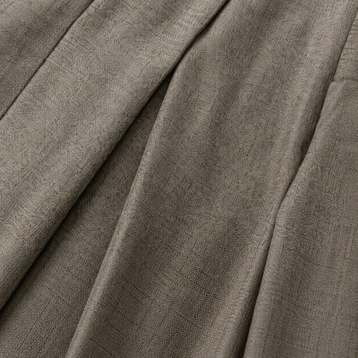Jasper - Men's Pleated Front Wide-Leg Trousers with Fitted Waistband