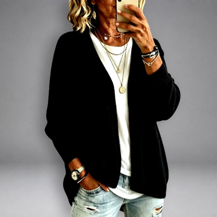 Jeanette - Women's Open Front Oversized Cardigan 5