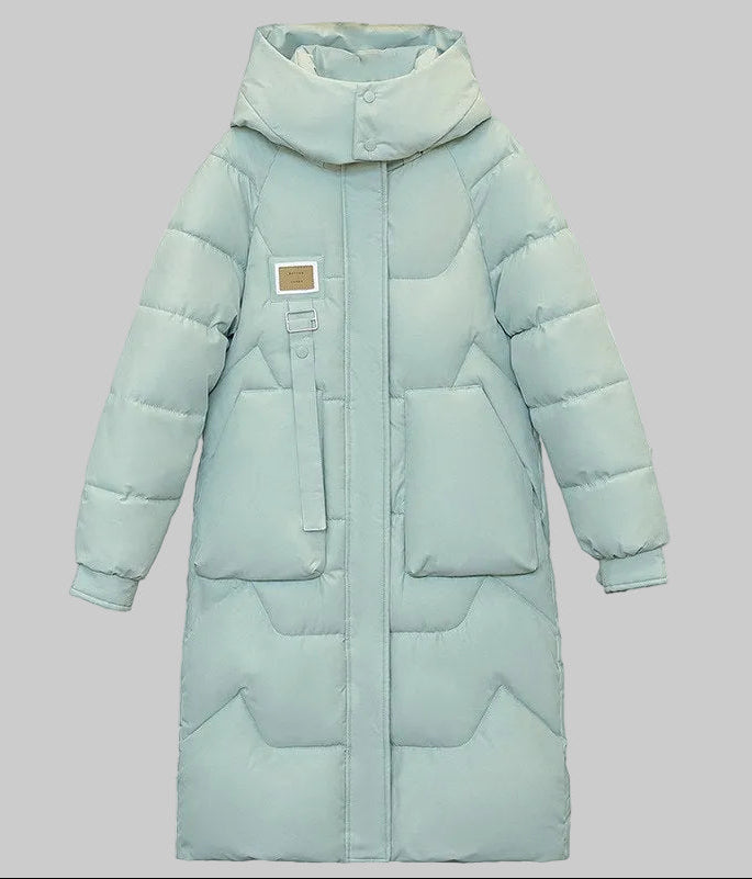 Johanna - Women's Longline Hooded Puffer Coat 9
