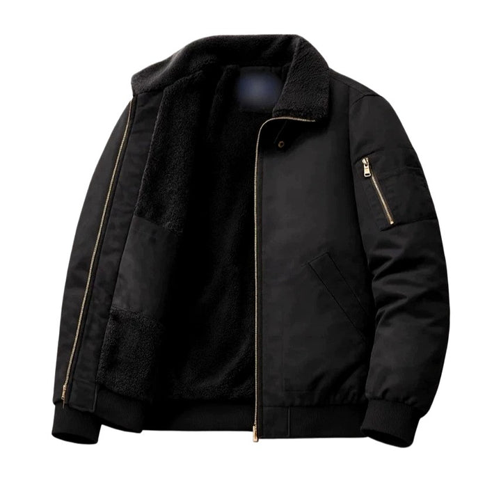 Jonathan – Men’s Sherpa Collar Zip-Up Jacket 6