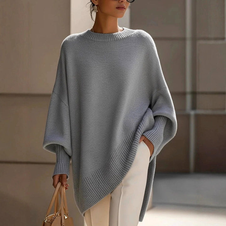 Juanita - Women's Round Neck Batwing Loose Sweater 2