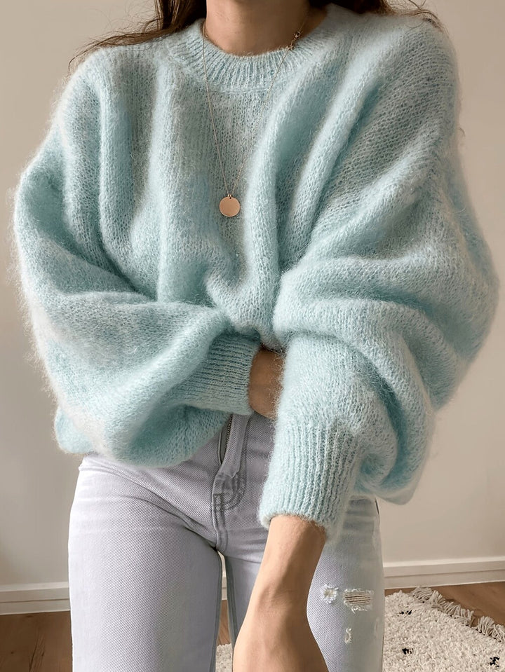 Juliana - Women’s Oversized Fuzzy Knit Sweater 6