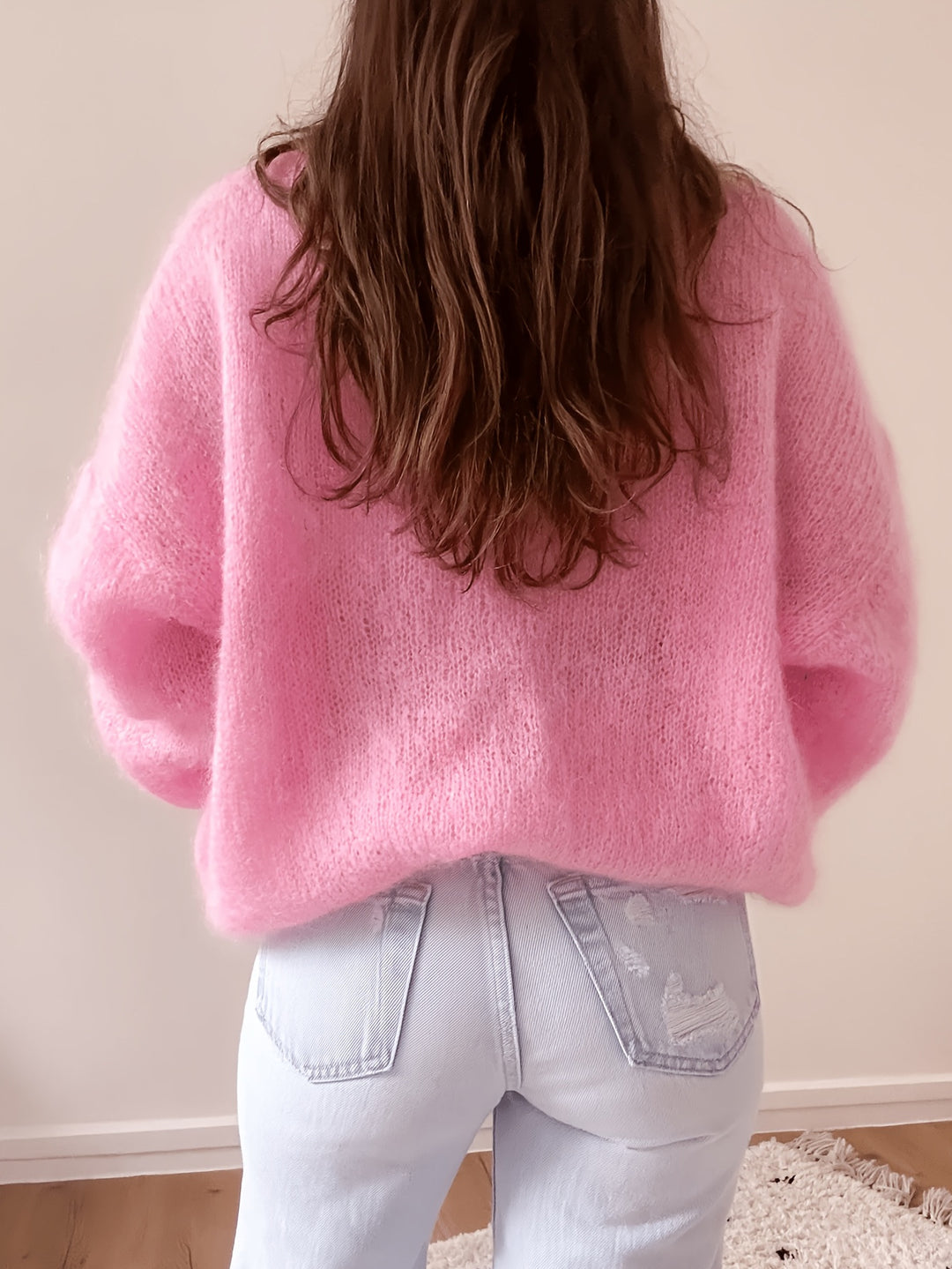 Juliana - Women’s Oversized Fuzzy Knit Sweater
