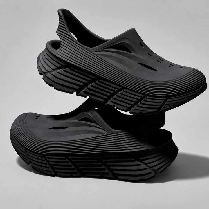 Karyn - Women's Slip-On Sporty Slide Sandals 7