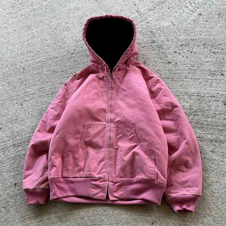 Kevin - Men's Hooded Zip-Up Work Jacket 2