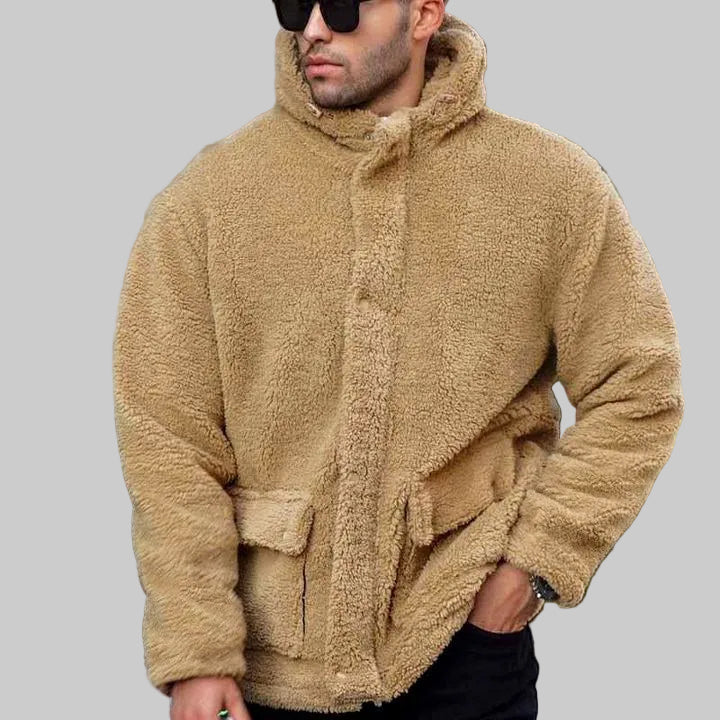 Lawrence - Men's Sherpa Hooded Zip-Up Jacket 3