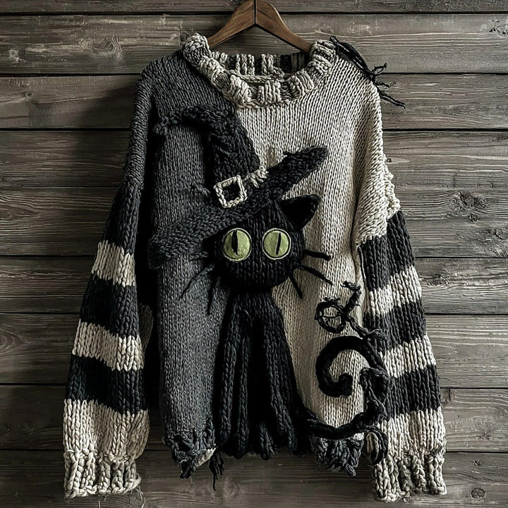 Loisa - Women's Halloween Graphic Knit Sweater 17