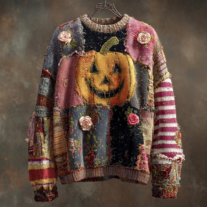 Loisa - Women's Halloween Graphic Knit Sweater 5