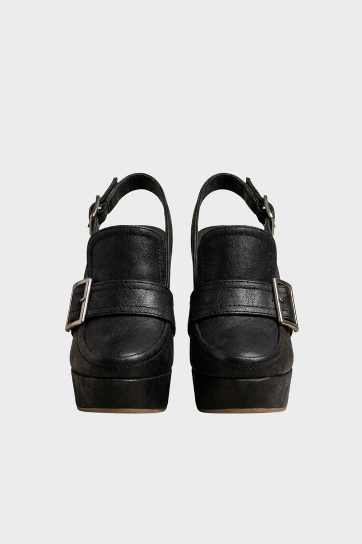 Lorraine - Women's Vintage Platform Slingback Pump