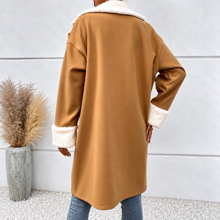 Louisa - Women's Oversized Sherpa Lined Long Coat 6