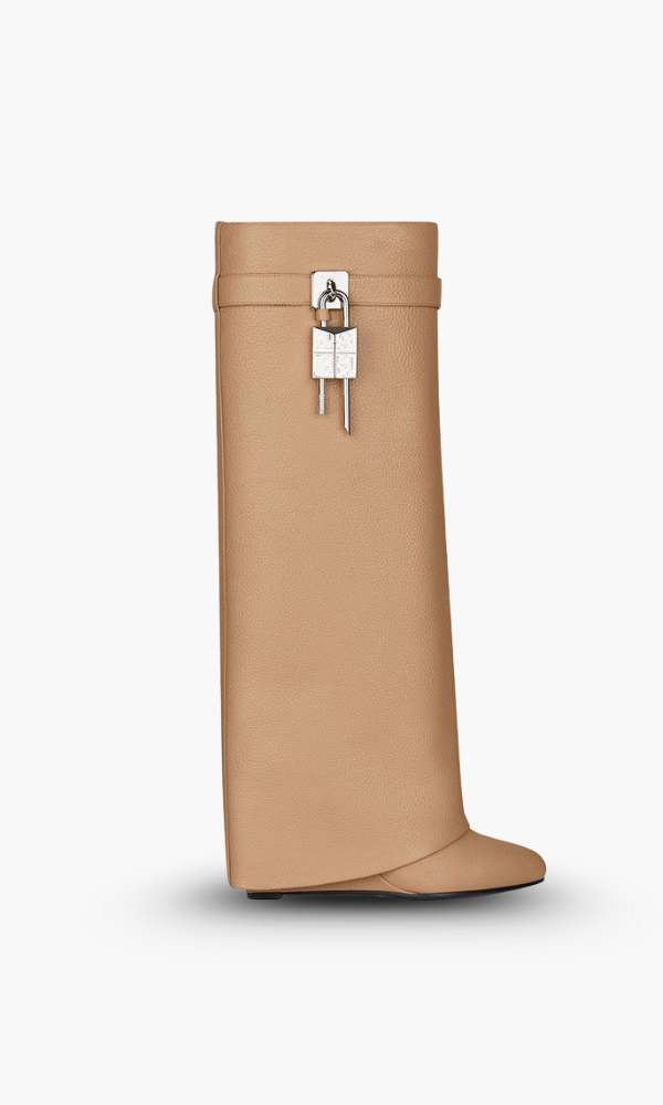 Lucienne - Women's Tall Boots with Decorative Lock Detail