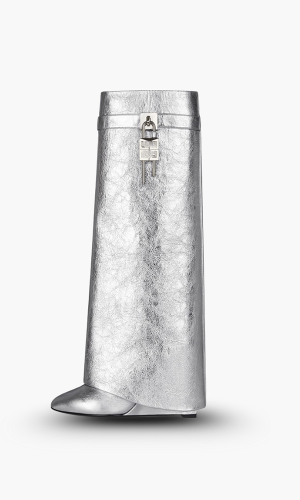 Lucienne - Women's Tall Boots with Decorative Lock Detail
