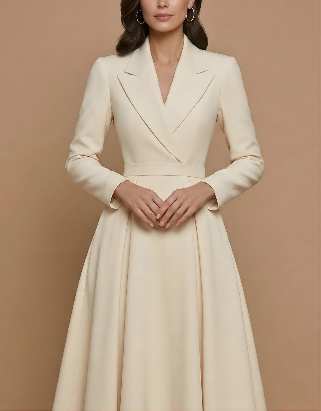 Luisa - Women’s Long Sleeve Flared Dress
