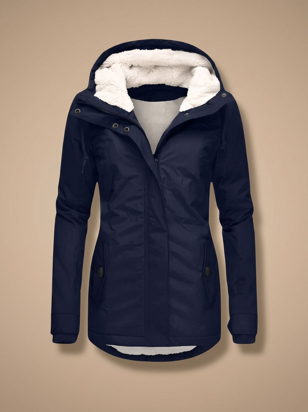 Lyra - Women's Fleece-Lined Waterproof Hooded Jacket