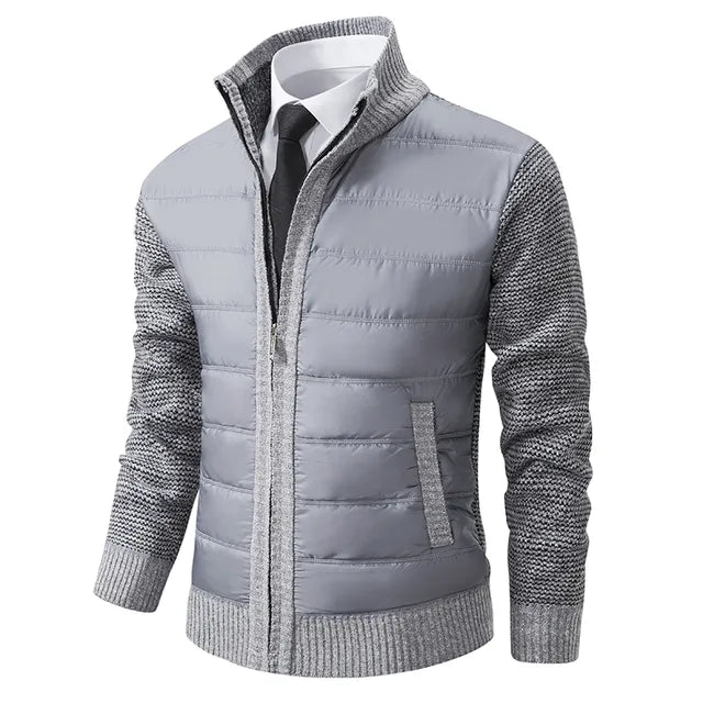 Magnus - Men's Hybrid Knit Zip Jacket