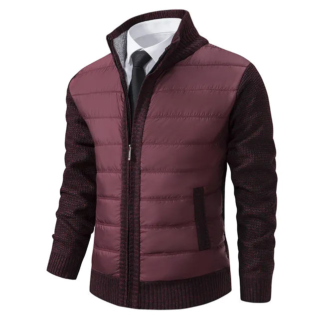 Magnus - Men's Hybrid Knit Zip Jacket