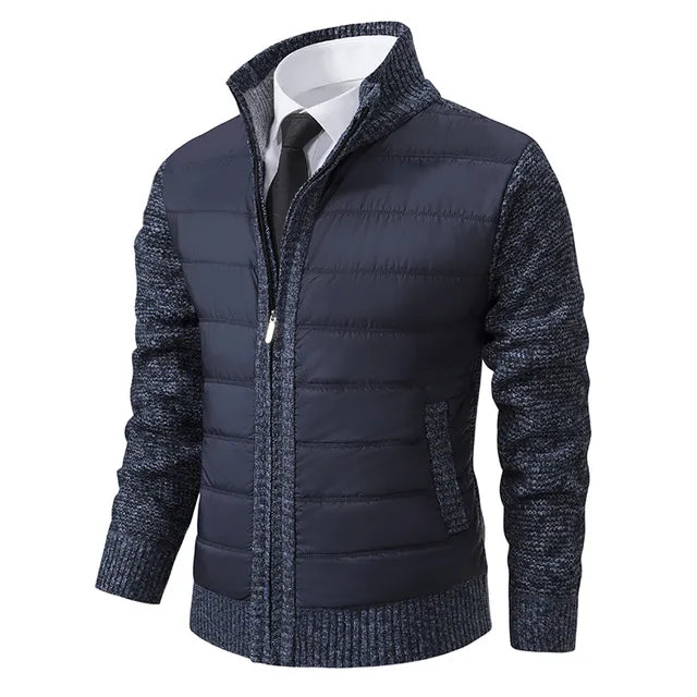 Magnus - Men's Hybrid Knit Zip Jacket