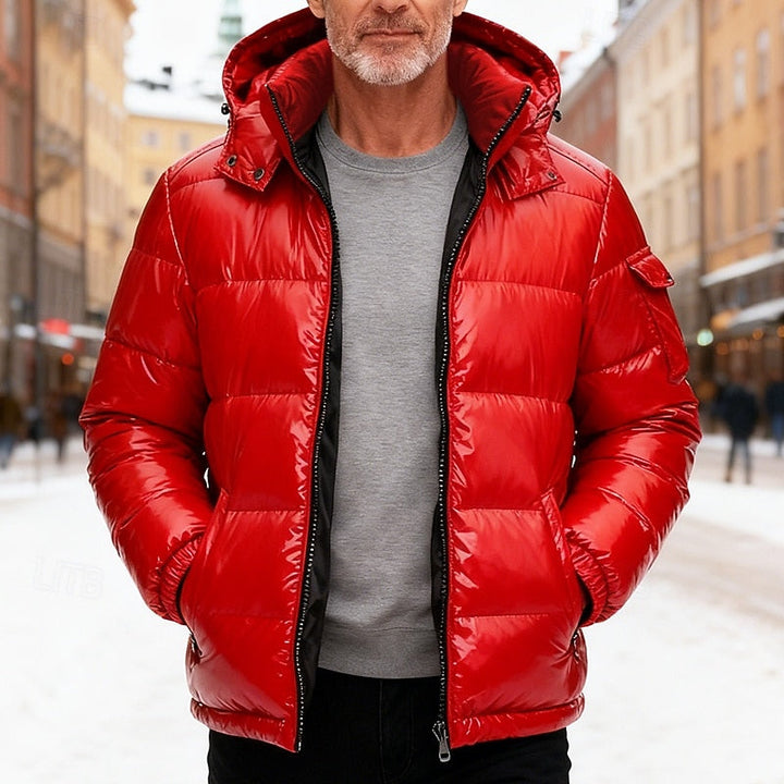 Marcus - Men's Quilted Hooded Puffer Jacket