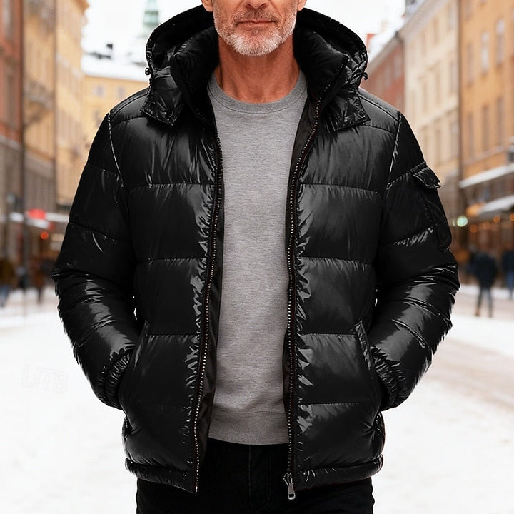 Marcus - Men's Quilted Hooded Puffer Jacket