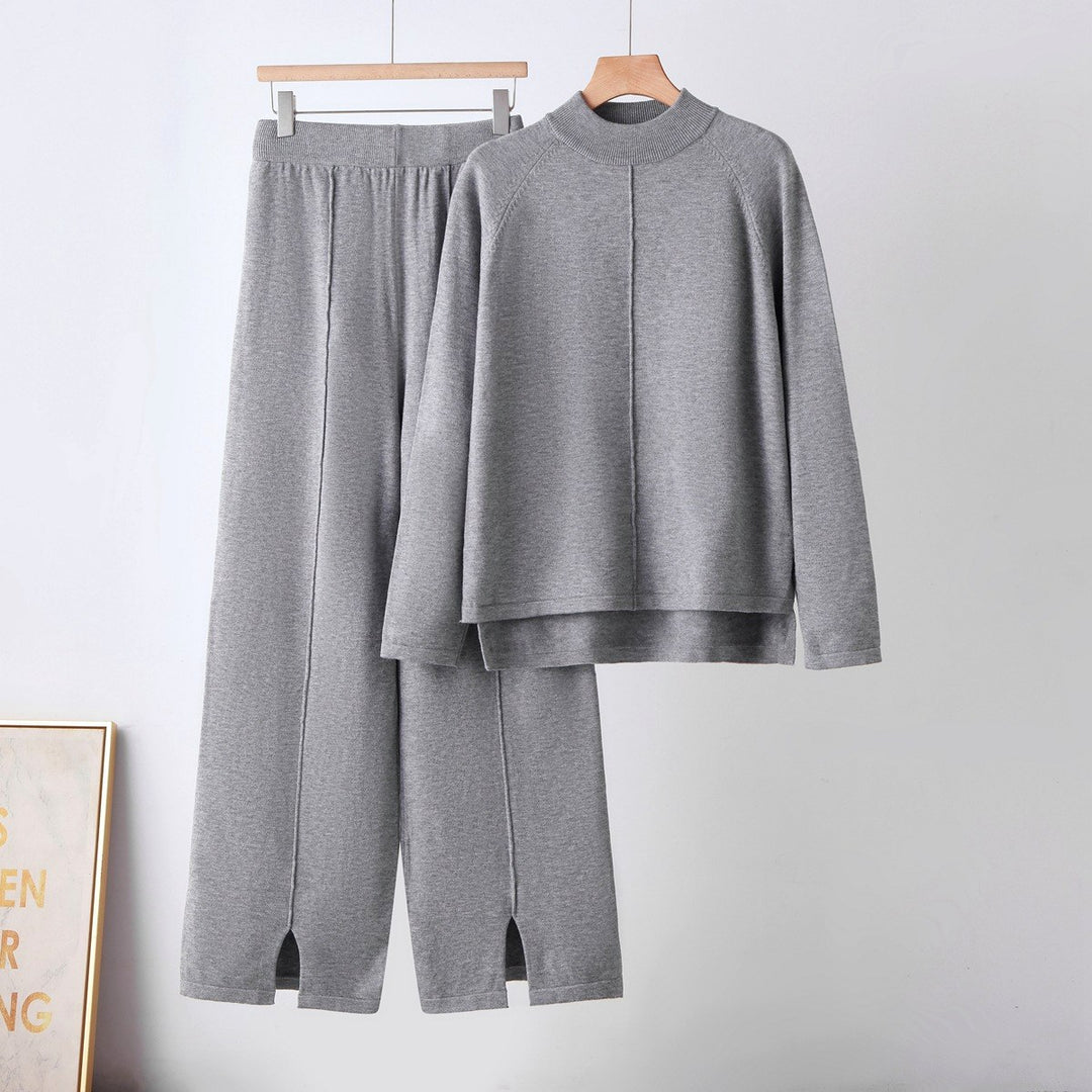 Mariana - Women’s Straight-Leg Knit Pants and Sweater Set 4