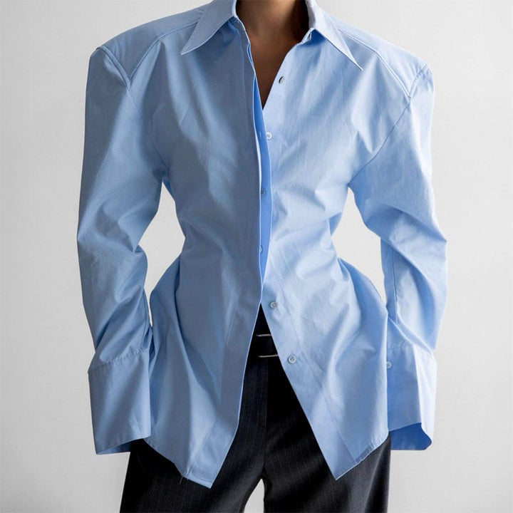 Marigold – Women’s Tailored Long Sleeve Shirt 2