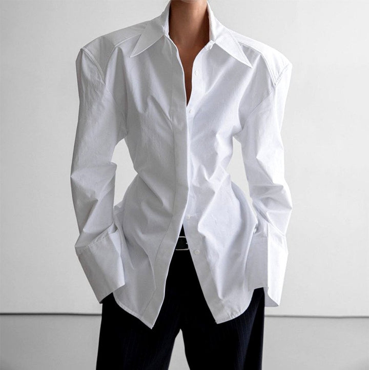 Marigold – Women’s Tailored Long Sleeve Shirt 3