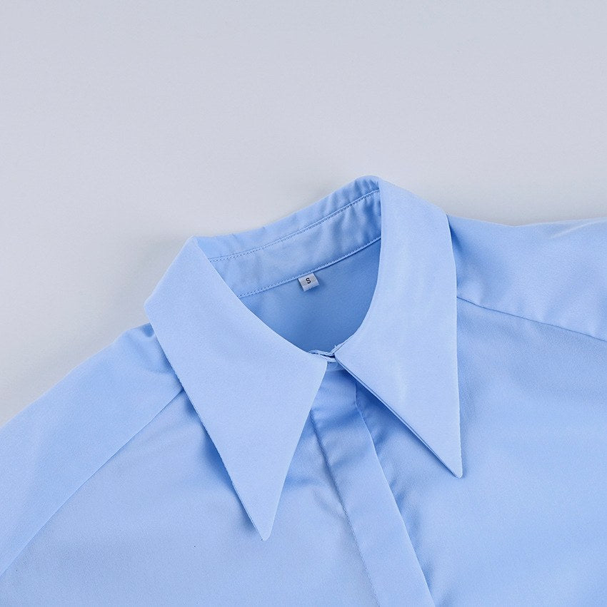 Marigold – Women’s Tailored Long Sleeve Shirt 7