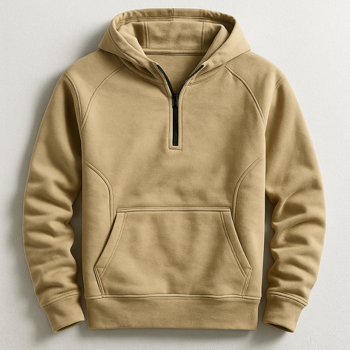 Matthias - Men's Midweight Quarter-Zip Hoodie