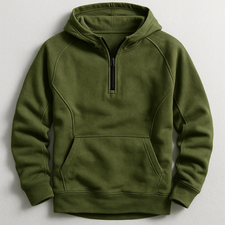 Matthias - Men's Midweight Quarter-Zip Hoodie