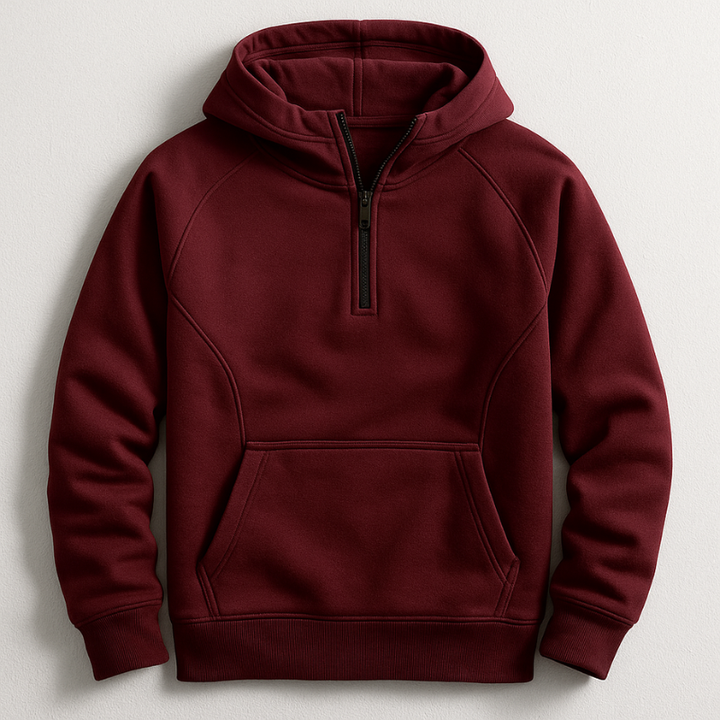 Matthias - Men's Midweight Quarter-Zip Hoodie