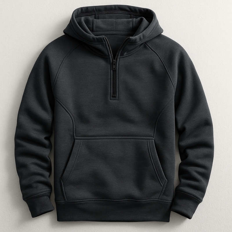 Matthias - Men's Midweight Quarter-Zip Hoodie