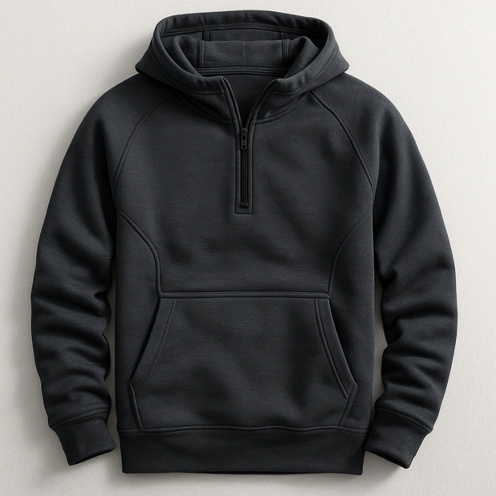 Matthias - Men's Midweight Quarter-Zip Hoodie