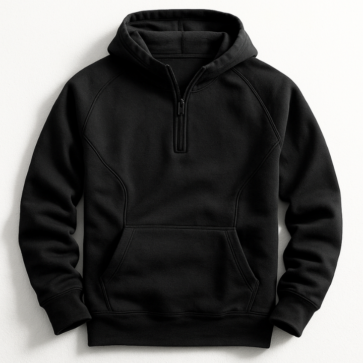 Matthias - Men's Midweight Quarter-Zip Hoodie