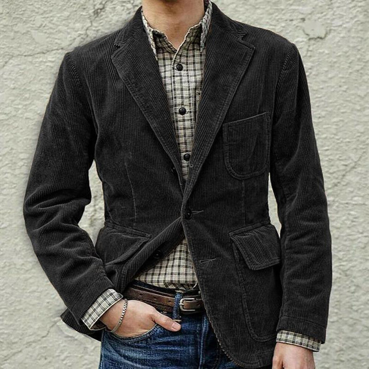 Michael - Men's Corduroy Patch Pocket Blazer 1