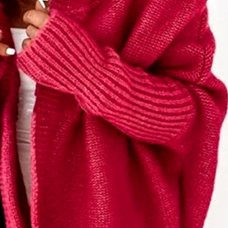 Olivia - Women's Open-Front Hooded Knit Cardigan 10