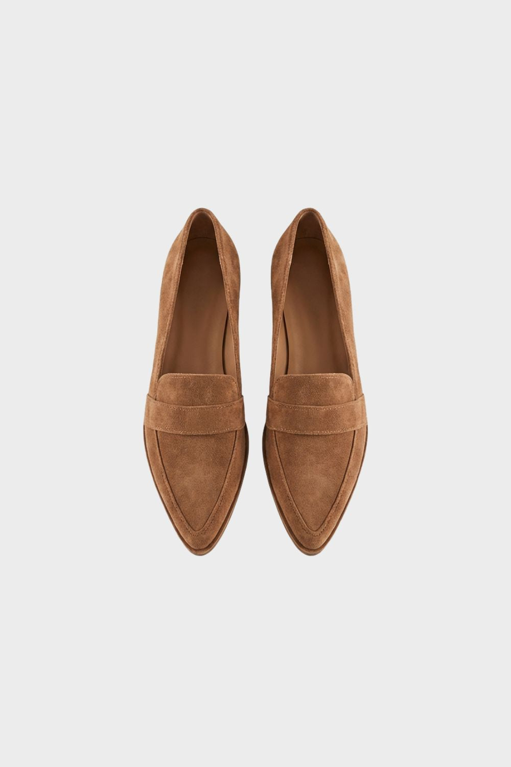 Ophelia - Women's Suede Pointed-Toe Loafer