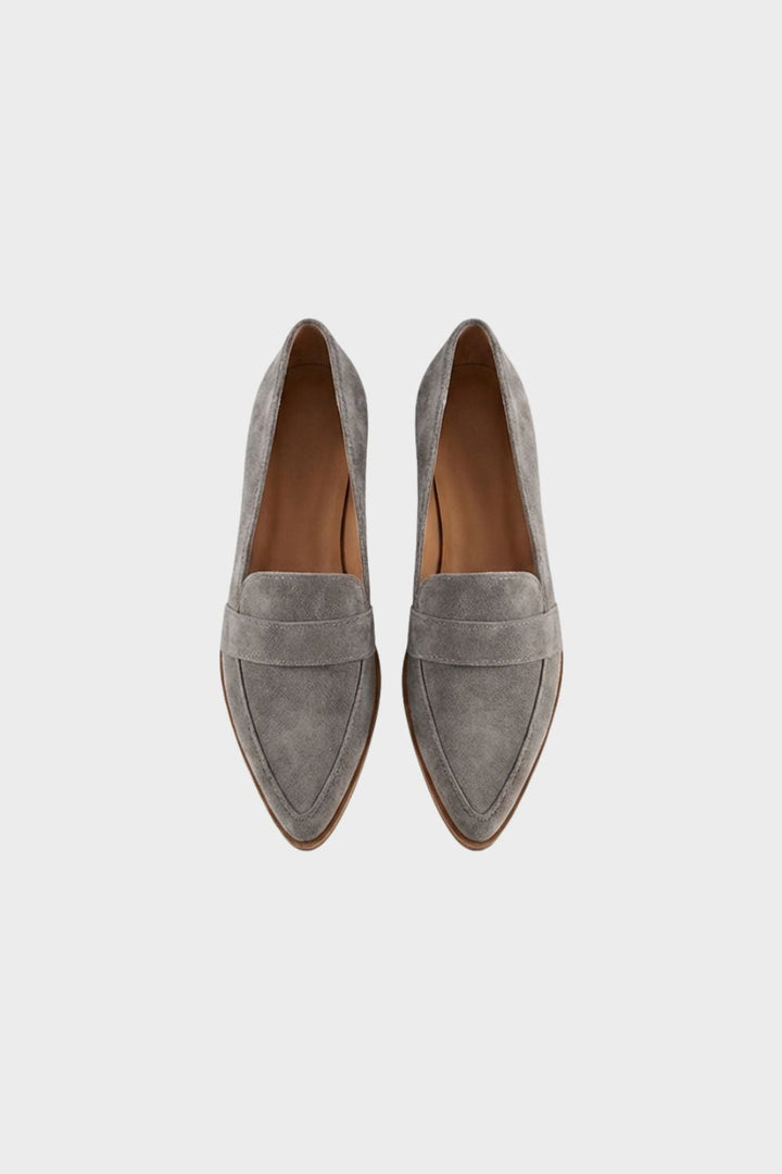 Ophelia - Women's Suede Pointed-Toe Loafer