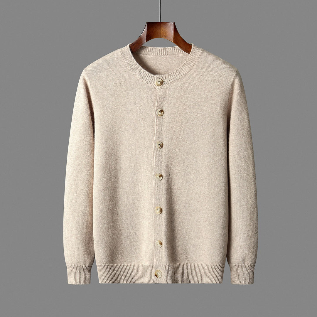 Orlando - Men’s Sheep Wool Button-Front Cardigan 2